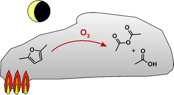 Graphical abstract: O3 chemistry of 2,5-dimethylfuran: mechanism development