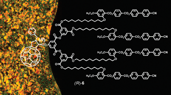 Graphical abstract: Optically active liquid-crystalline fullerodendrimers from enantiomerically pure fulleropyrrolidines