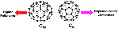 Graphical abstract: Two experiments that impacted the fate of fullerenes