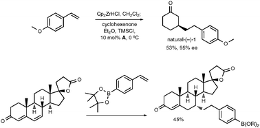 Graphical abstract: Hydrometallation-asymmetric conjugate addition: application to complex molecule synthesis