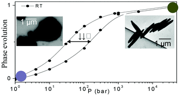 Graphical abstract: Sub-micrometric β-CoMoO4 rods: optical and piezochromic properties
