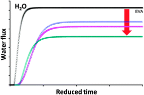 Graphical abstract: Tunable water barrier properties of EVA by clay insertion?