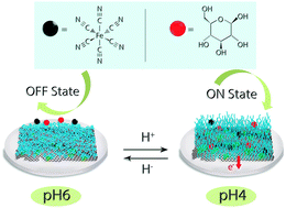 Graphical abstract: pH-induced on/off-switchable graphene bioelectronics