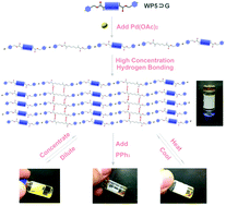 Graphical abstract: Stimuli-responsive supramolecular gel constructed by pillar[5]arene-based pseudo[2]rotaxanes via orthogonal metal–ligand coordination and hydrogen bonding interaction