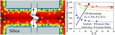 Graphical abstract: Size dependent surface charge properties of silica nano-channels: double layer overlap and inlet/outlet effects