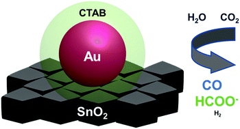 Graphical abstract: Bifunctional electrocatalysis for CO2 reduction via surface capping-dependent metal–oxide interactions