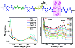 Graphical abstract: The synthesis of polymeric dyes based on waterborne polyurethane: a reaction kinetics study using UV absorption spectroscopy