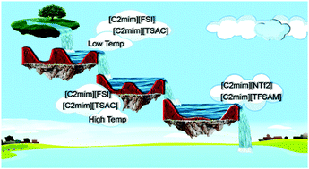 Graphical abstract: Tuning the miscibility of water in imide-based ionic liquids