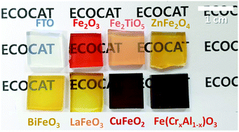 Graphical abstract: Ferrites: emerging light absorbers for solar water splitting