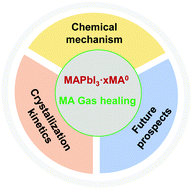 Graphical abstract: Methylamine gas healing of perovskite films: a short review and perspective