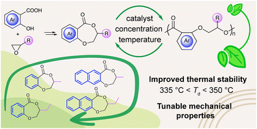 Graphical abstract: Leveraging the monomer structure for high-performance chemically recyclable semiaromatic polyesters