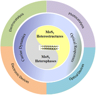 Graphical abstract: Uncovering the photoelectronic/catalytic property modulation and applications of 2D MoS2: from the perspective of constructing heterogeneous interfaces