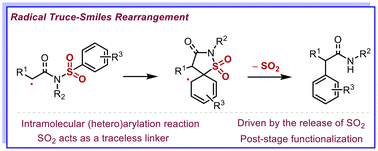 Graphical abstract: Advancements and perspectives toward radical Truce–Smiles-type rearrangement