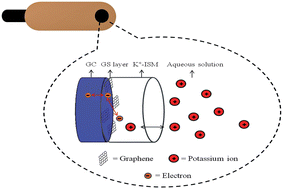 Graphical abstract: All-solid-state potassium-selective electrode using graphene as the solid contact