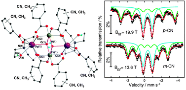 Graphical abstract: Para versus meta ligand substituents as a means of directing magnetic anisotropy in Fe2Dy2 coordination clusters