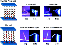 Graphical abstract: Torsional mechanical responses in azobenzene functionalized liquid crystalline polymer networks