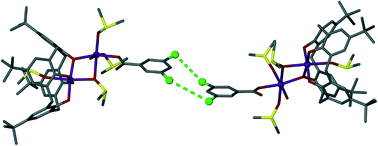 Graphical abstract: Assembly of a calix[4]arene-supported MnIIIMnII cluster mediated by halogen interactions