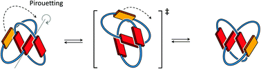 Graphical abstract: Molecular motion of donor–acceptor catenanes in water