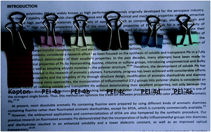 Graphical abstract: Novel soluble poly(ether imide)s with trifluoromethyl and chloride pendant groups for optical materials