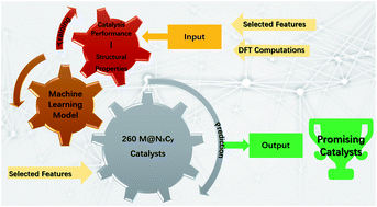 Graphical abstract: Directly predicting limiting potentials from easily obtainable physical properties of graphene-supported single-atom electrocatalysts by machine learning