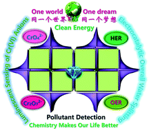 Graphical abstract: A pillar-layered binuclear 3D cobalt(ii) coordination polymer as an electrocatalyst for overall water splitting and as a chemosensor for Cr(vi) anion detection