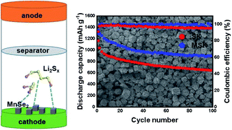 Graphical abstract: Cubic MnSe2 microcubes enabling high-performance sulfur cathodes for lithium–sulfur batteries