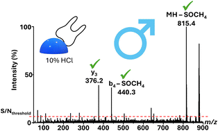 Graphical abstract: Rapid and accurate biological sex estimation by LAP-MALDI MS analysis of child teeth