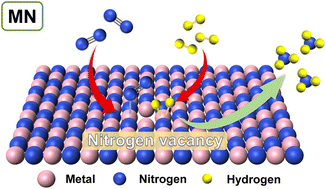 Graphical abstract: Insight into the role of tunable nitrogen vacancies in transition metal nitrides for ammonia synthesis