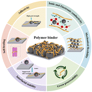 Graphical abstract: Polymer binders for high-performance lithium-ion batteries