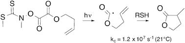 Graphical abstract: N,S-Dimethyldithiocarbamyl oxalates as precursors for determining kinetic parameters for oxyacyl radicals