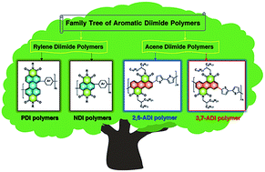 Graphical abstract: Isomeric anthracene diimide polymers