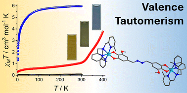 Graphical abstract: Tuning valence tautomerism in a family of dinuclear cobalt complexes incorporating a conjugated bridging bis(dioxolene) ligand with weak communication