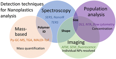 Graphical abstract: A physical chemistry lens on environmental nanoplastics analysis challenges. Part II: detection techniques – principles, limitations and future directions
