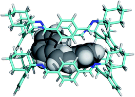 Graphical abstract: A crystalline sponge based on dispersive forces suitable for X-ray structure determination of included molecular guests