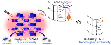 Graphical abstract: A bis-aromatic MOF system constructed with a copper iodine cluster and porphyrinic ligand for enhancing near-infrared photothermal conversion