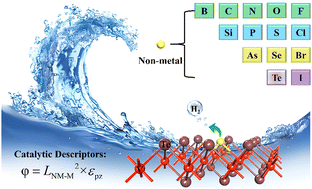 Graphical abstract: A non-metal doped VTe2 monolayer: theoretical insights into the enhanced mechanism for the hydrogen evolution reaction