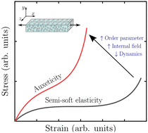 Graphical abstract: Resolving the mechanical response of liquid crystal elastomers – semi-soft elastic or auxetic