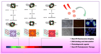 Graphical abstract: Near-IR nanolignin sensitizers based on pyrene-conjugated chlorin and bacteriochlorin for ROS generation, DNA intercalation and bioimaging