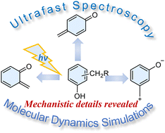 Graphical abstract: Mechanistic investigations of photochemical generation of quinone methides