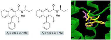 Graphical abstract: Synthesis and evaluation of enantiomeric quinoline-2-carboxamides: positron emission tomography imaging agents for the translocator protein