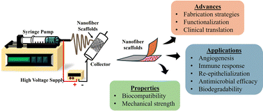 Graphical abstract: Electrospun chitosan nanofibers for regenerative wound healing: from molecular design to functional scaffolds