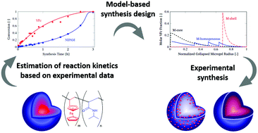 Graphical abstract: Model-based design and synthesis of ferrocene containing microgels