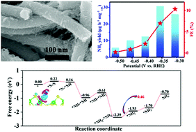 Graphical abstract: Enhanced electrocatalytic N2-to-NH3 fixation by ZrS2 nanofibers with a sulfur vacancy