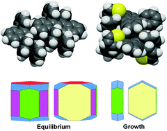 Graphical abstract: The crystalline state of rubrene materials: intermolecular recognition, isomorphism, polymorphism, and periodic bond-chain analysis of morphologies