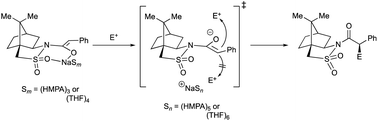 Graphical abstract: Sodiated Oppolzer enolates: solution structures, mechanism of alkylation, and origin of stereoselectivity