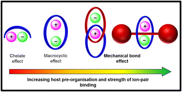 Graphical abstract: Mechanically interlocked host systems for ion-pair recognition
