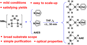 Graphical abstract: Synthesis, structures, and optical properties of N-heterocycle and amino acid ester-coordinated B3H7