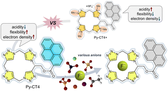Graphical abstract: Fluorescent calix[4]triazole for selective fluoride anion sensing