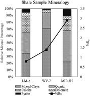 Graphical abstract: Effect of maturity and mineralogy on fluid-rock reactions in the Marcellus Shale