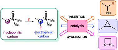 Graphical abstract: Sulfoxonium ylides: simple compounds with chameleonic reactivity